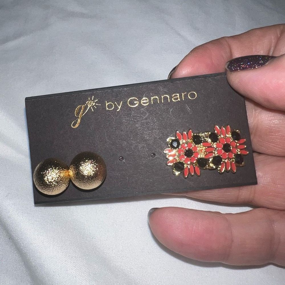 G By Gennaro Set Of Two Stud Earrings